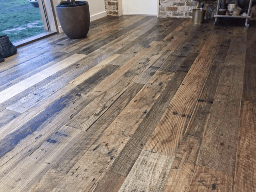 80mm Heritage Rough Sawn Timber Flooring | Rustic World Timbers