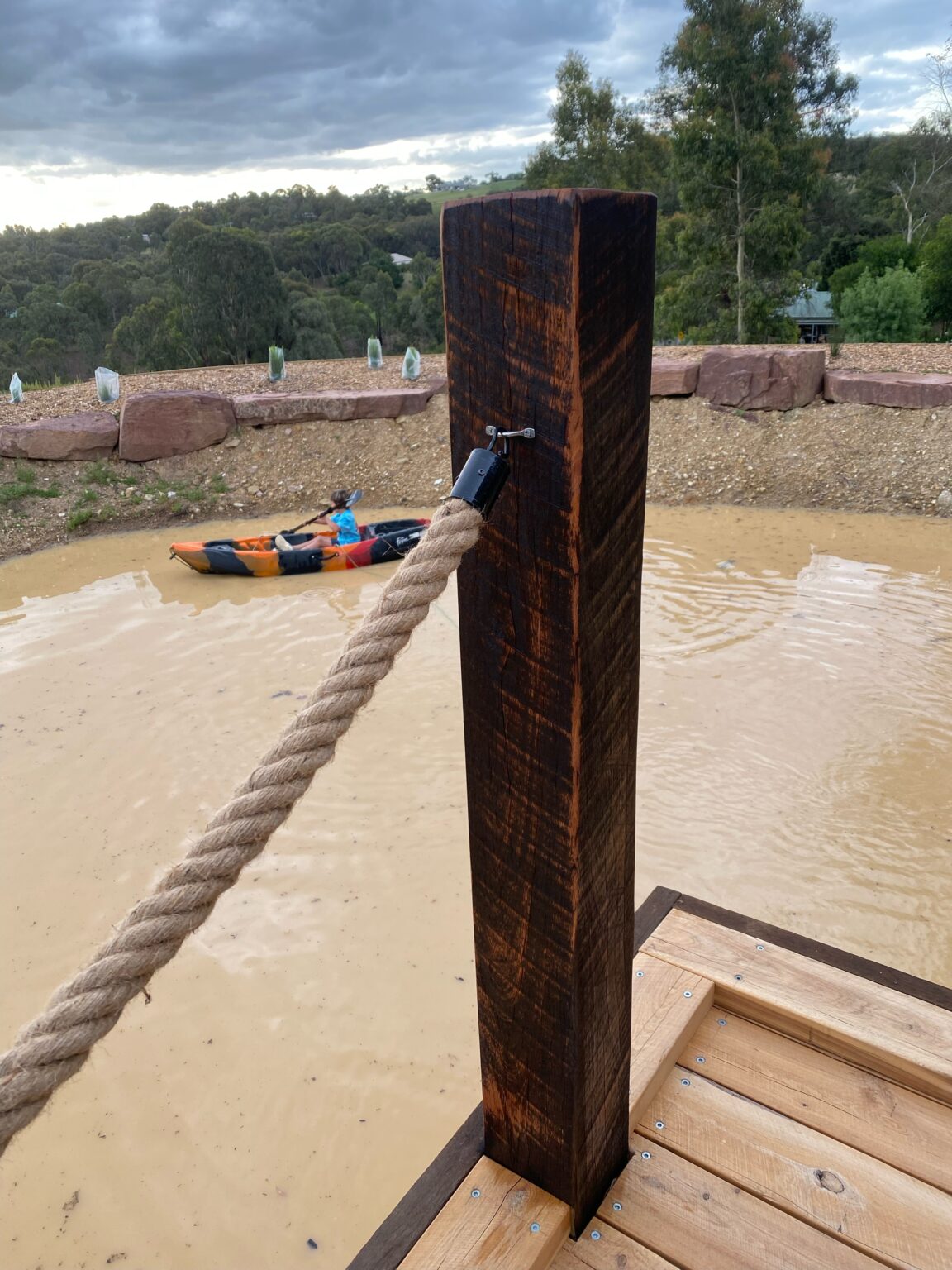 Spotted Gum Posts 150 x 150mm | Rustic World Timbers