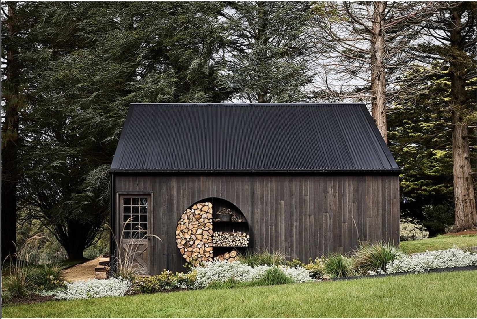 Turpentine shiplap cladding