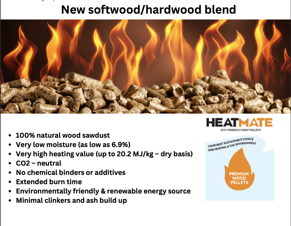 Heatmate Recycled Timber Briquettes made from 100% recycled kiln-dried timber